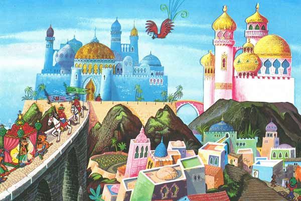 Les personnages de aladdin et la lampe merveilleuse