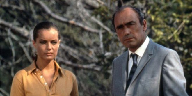 Romy Schneider et Paul Crauchet dans "La Piscine"