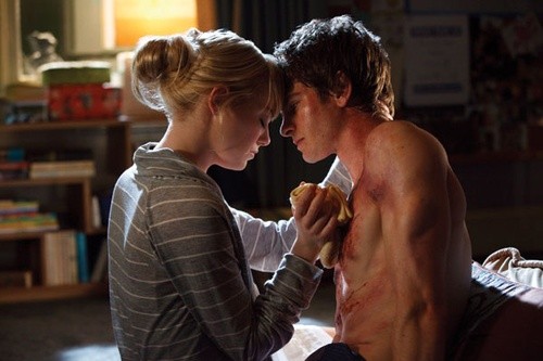 Emma Stone et Andrew Garfield dans "The Amazing Spider-man"