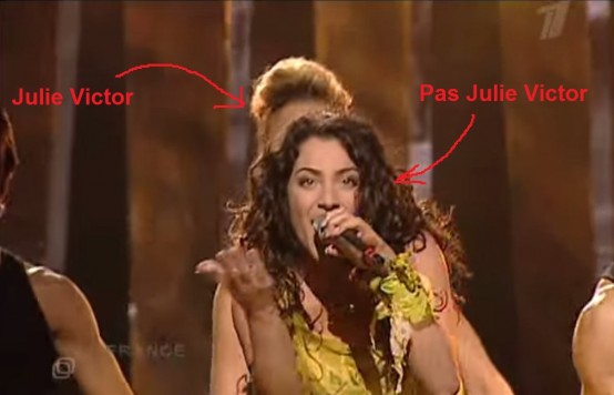 Ortal lors de son passage à l'Eurovision 2005