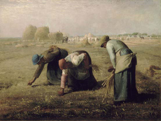 Jean-François Millet, "Des glaneuses", 1857