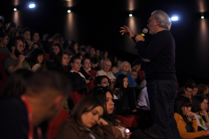 Serge Avédikian rencontre le public à Itinérances - Alès 2017 © Alix Fort