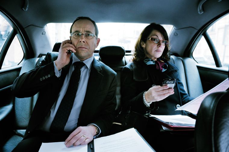 Olivier Gourmet et Zabou Breitman dans "L'Exercice de l'Etat"