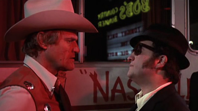 Charles Napier et John Belushi dans "The Blues Brothers"