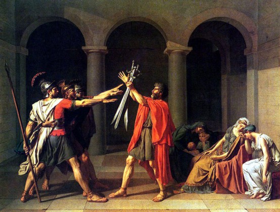 Le Serment des Horaces de David (1785)
