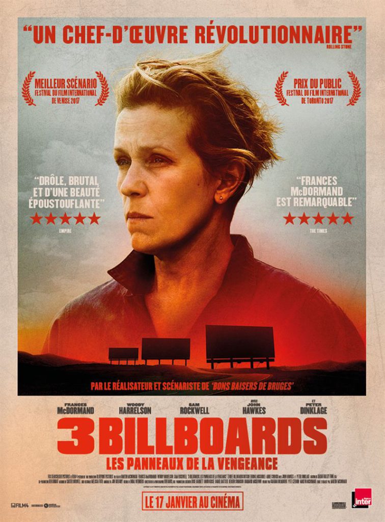 3 Billboards Les Panneaux De La Vengeance Martin McDonagh – “Three Billboards, Les Panneaux de la vengeance